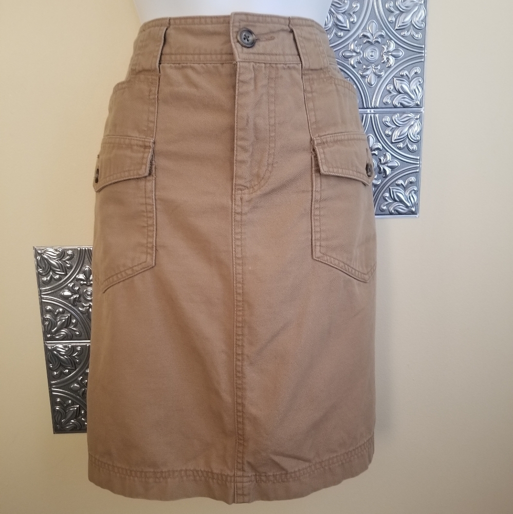 American Living Khaki Skirt Sz 8